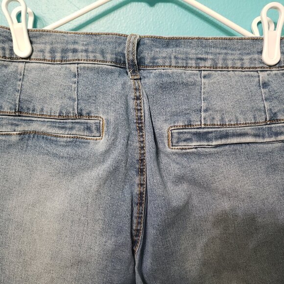 Use New Directions Women's Wide-Leg Trouser Size 14 Regular with Fringe Hem - Picture 9 of 9